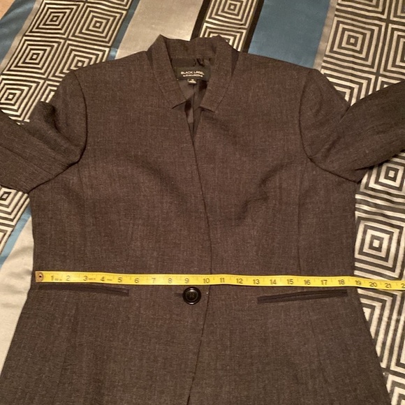 Black Label vintage 90’s lined black blazer size 14 - Picture 13 of 13